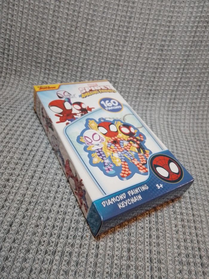 Porte-clé Diamond Painting Spidey/ Spider-Man Marvel - photo numéro 5