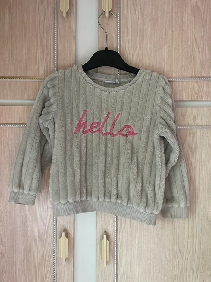 Pull tout doux 4 ans