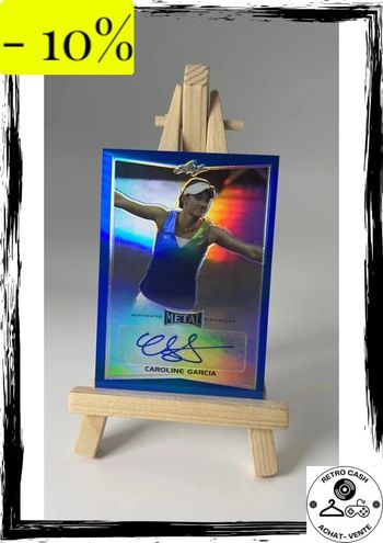 2017 Leaf signature series Caroline Garcia autographe/carte de tennis signée BA-