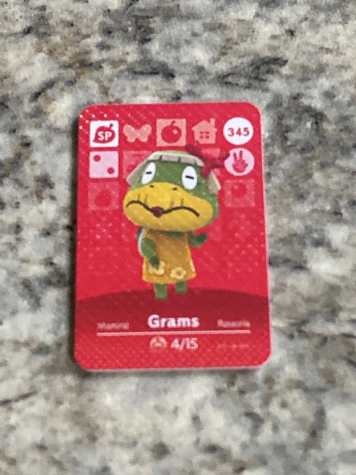mini carte amiibo grams