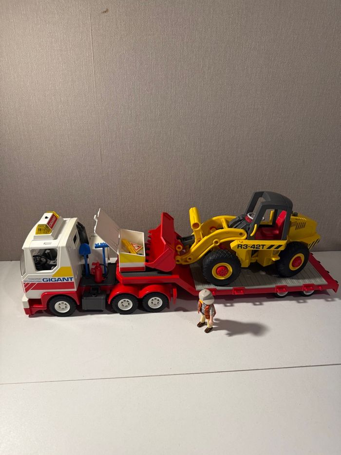 Camion porte char bulldozer Playmobil - photo numéro 10
