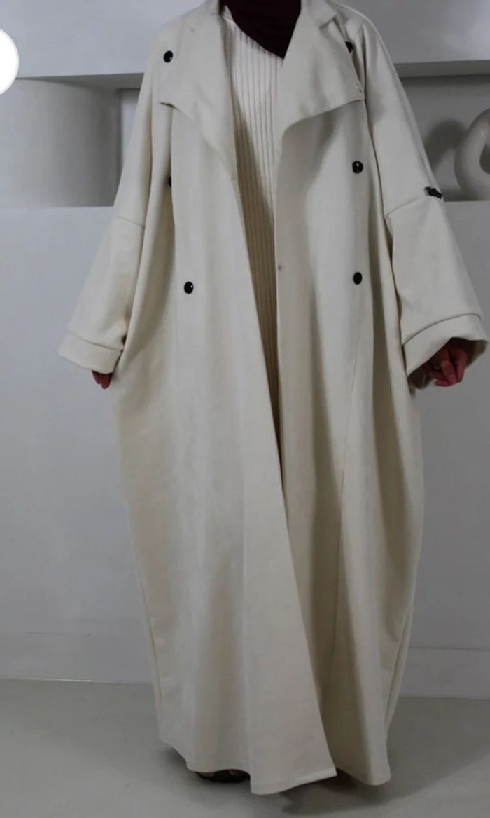 Classical coat Cream - Hidaya collection - photo numéro 3