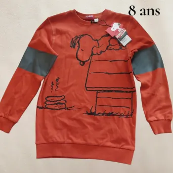 Sweat garçon-8ans-snoopy -neuf avec étiquette