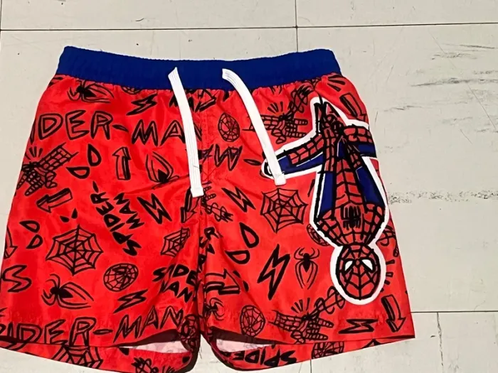 short de bain spiderman