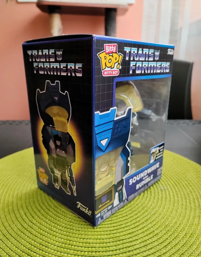 Grande Figurine Funko POP / Bots Transformers - Soundwave with Rumble + Bitty POP - photo numéro 4