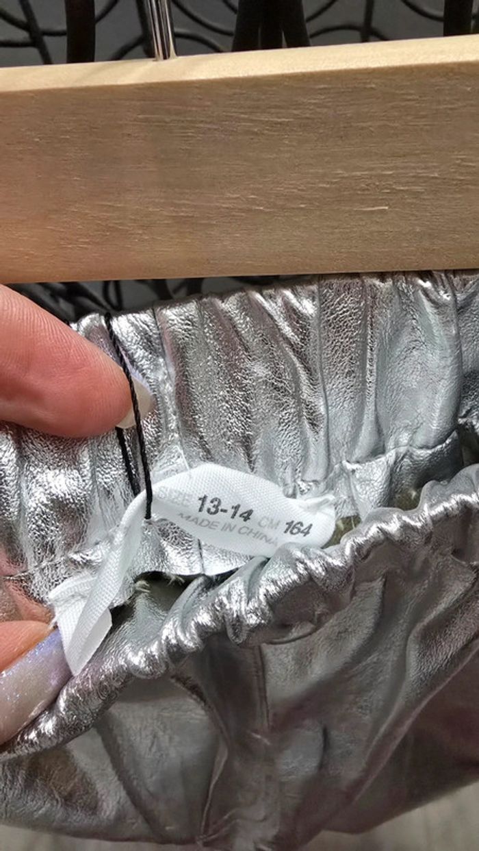Pantalon Zara Argenté - photo numéro 8
