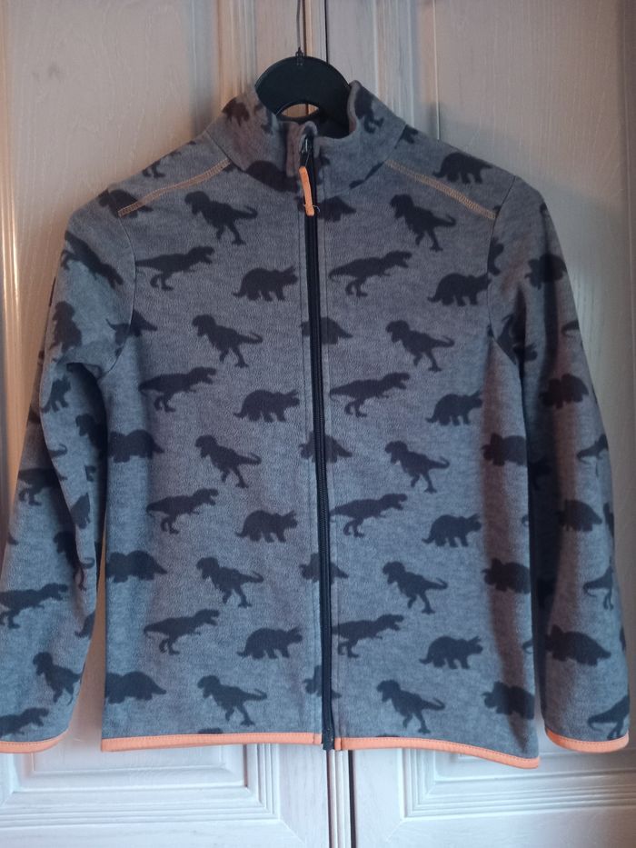 Veste polaire avec dinosaures 12 ans