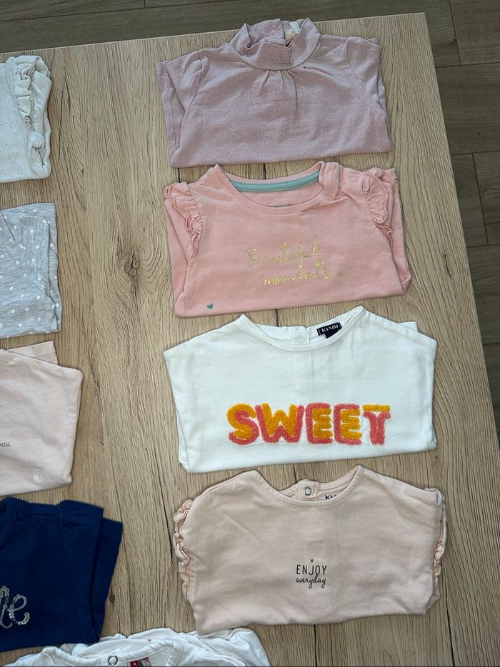 Lot de 9 t-shirts manches longues - photo numéro 3
