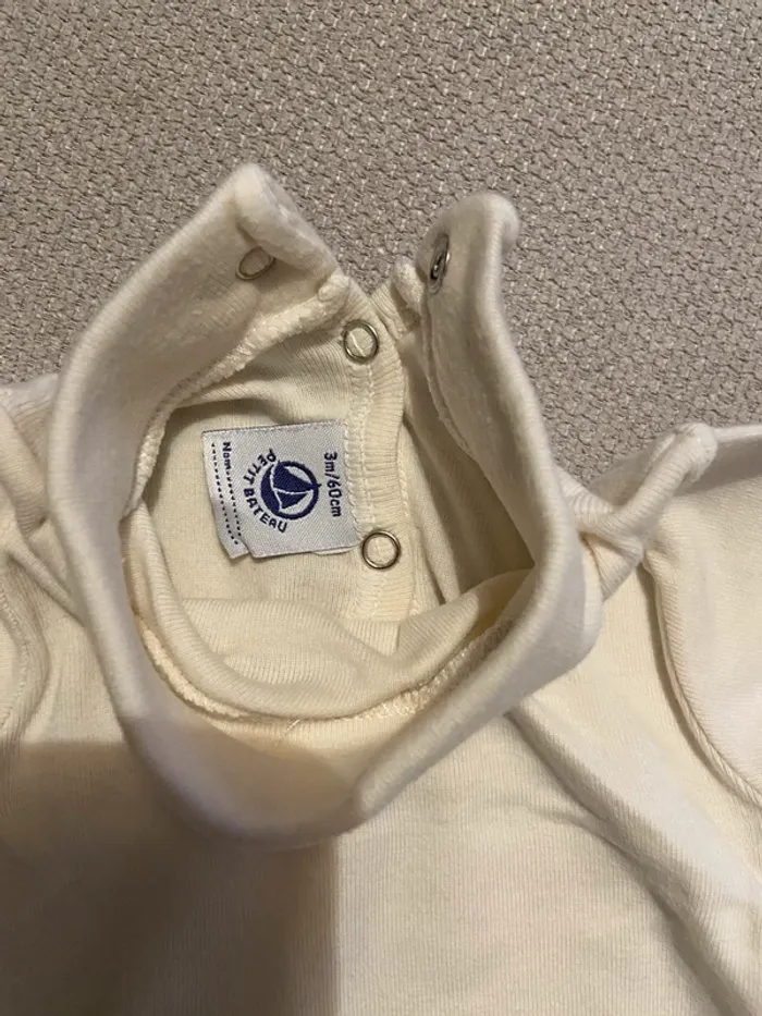 Body manches longues 3 mois petit bateau - photo numéro 4