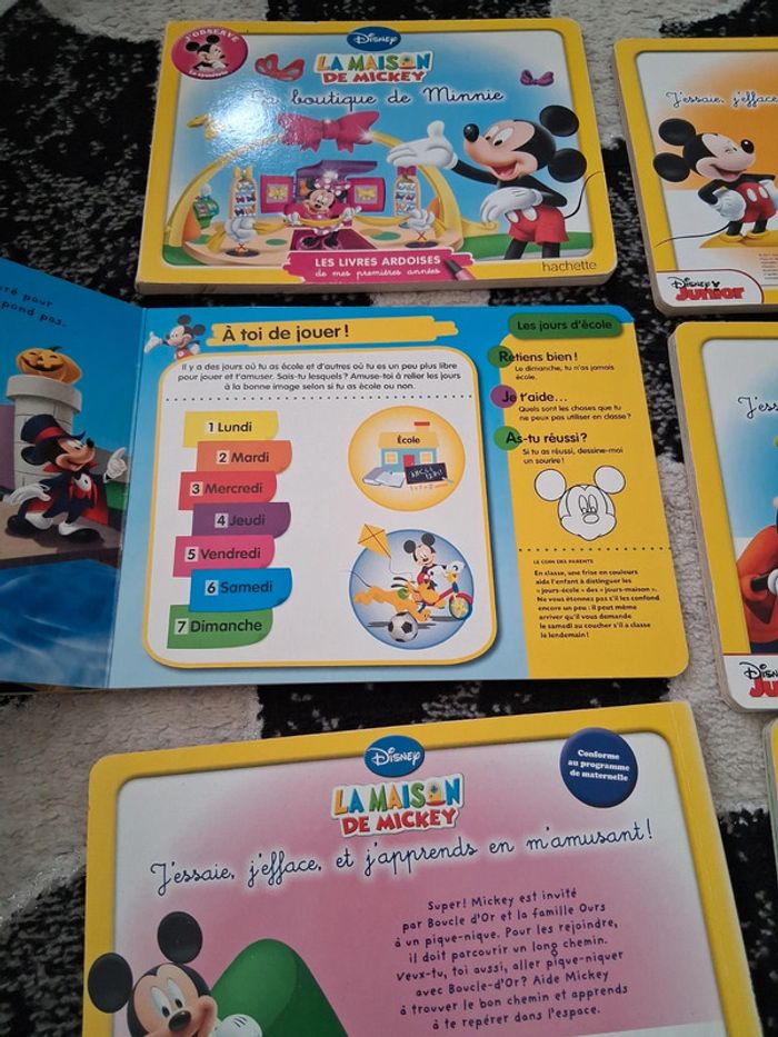 Lot de 6 livres ardoises La Maison de Mickey - photo numéro 11
