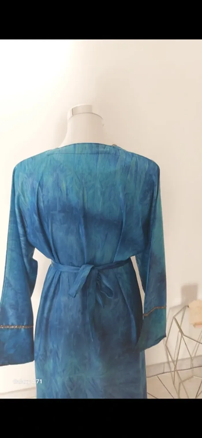 Set kimono bleu Emirats chic neuf - photo numéro 6
