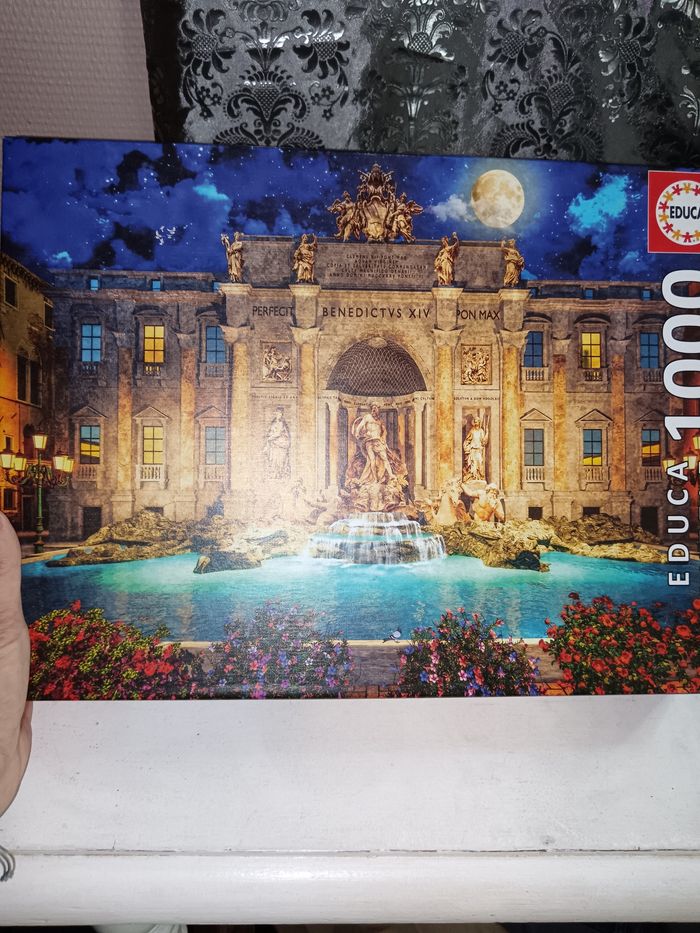 Puzzle 1000 pieces fontaine de trevi - photo numéro 3