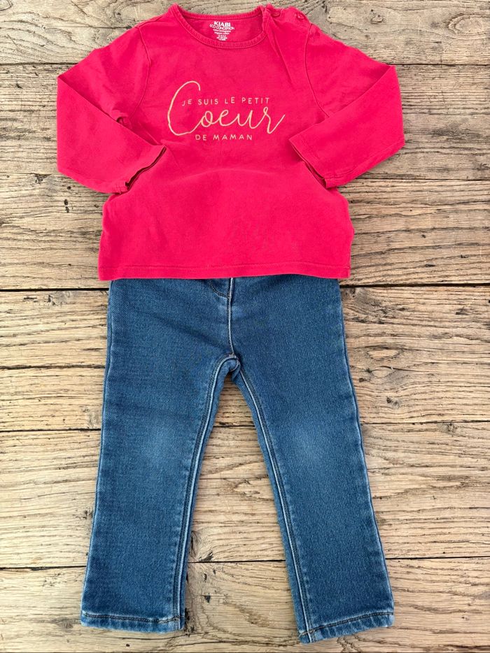 Ensemble bébé fille 24 mois