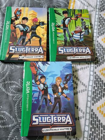 lots 3 livres slugterra bon état (6e)