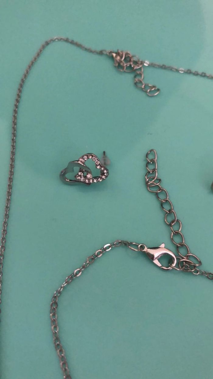 Parure 3 pièces « coeur » - photo numéro 3