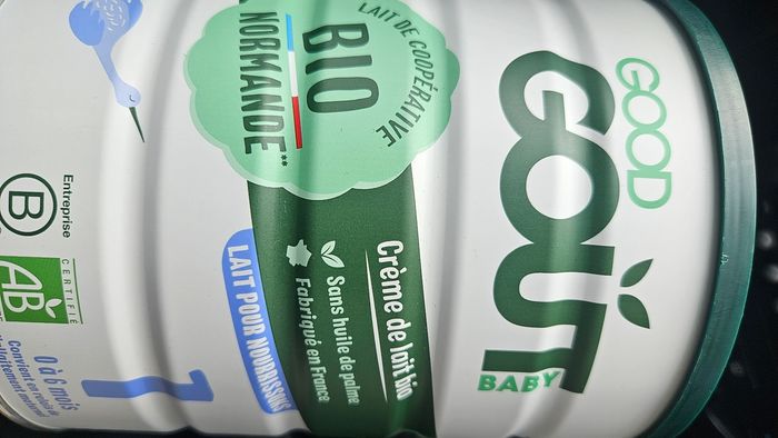 Lait 1 âge good goût bio