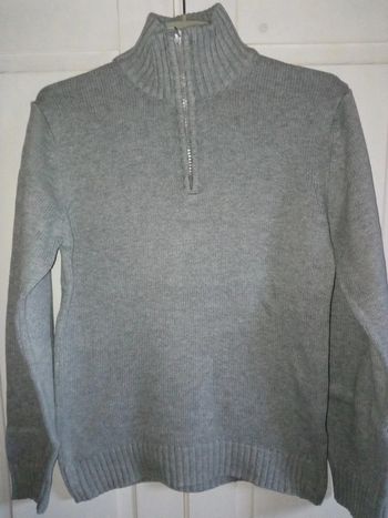 Pull gris 10 ans