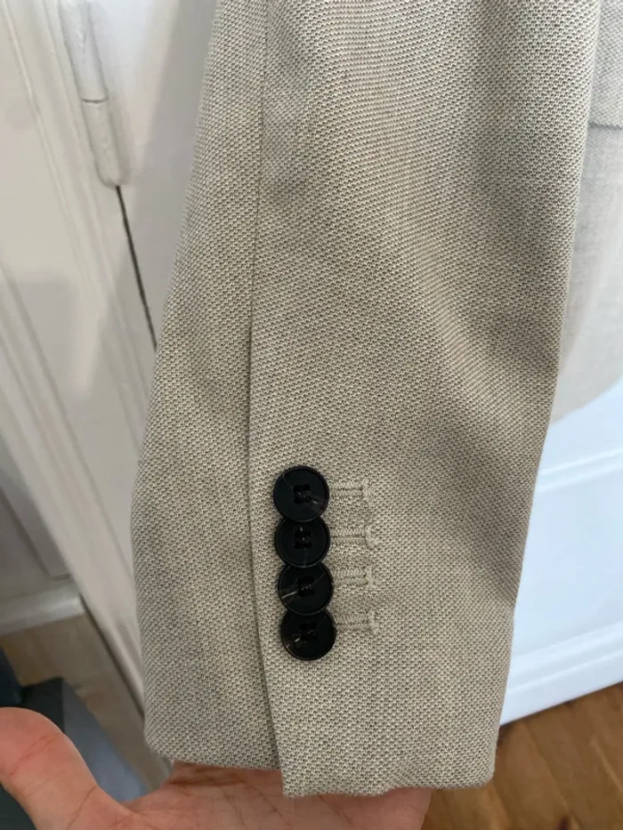 Blazer taille 36 Zara Beige - photo numéro 3