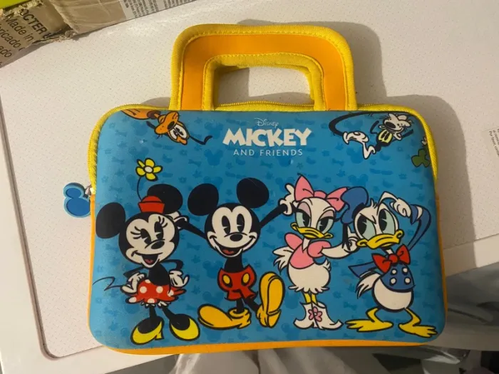 Pochette tablette Minnie et Mickey pour enfants