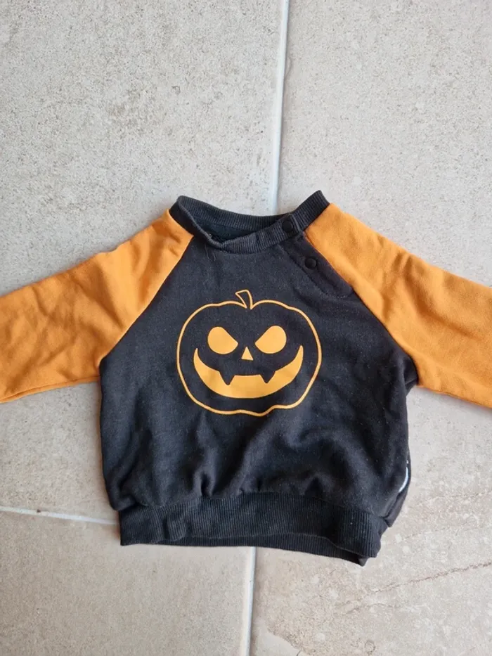 Pull halloween 6 mois