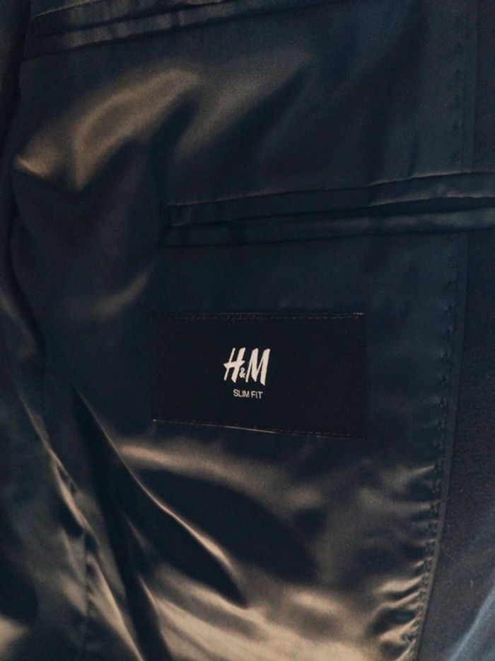 Veste de costume bleu marine H&M taille 50 neuve - photo numéro 5