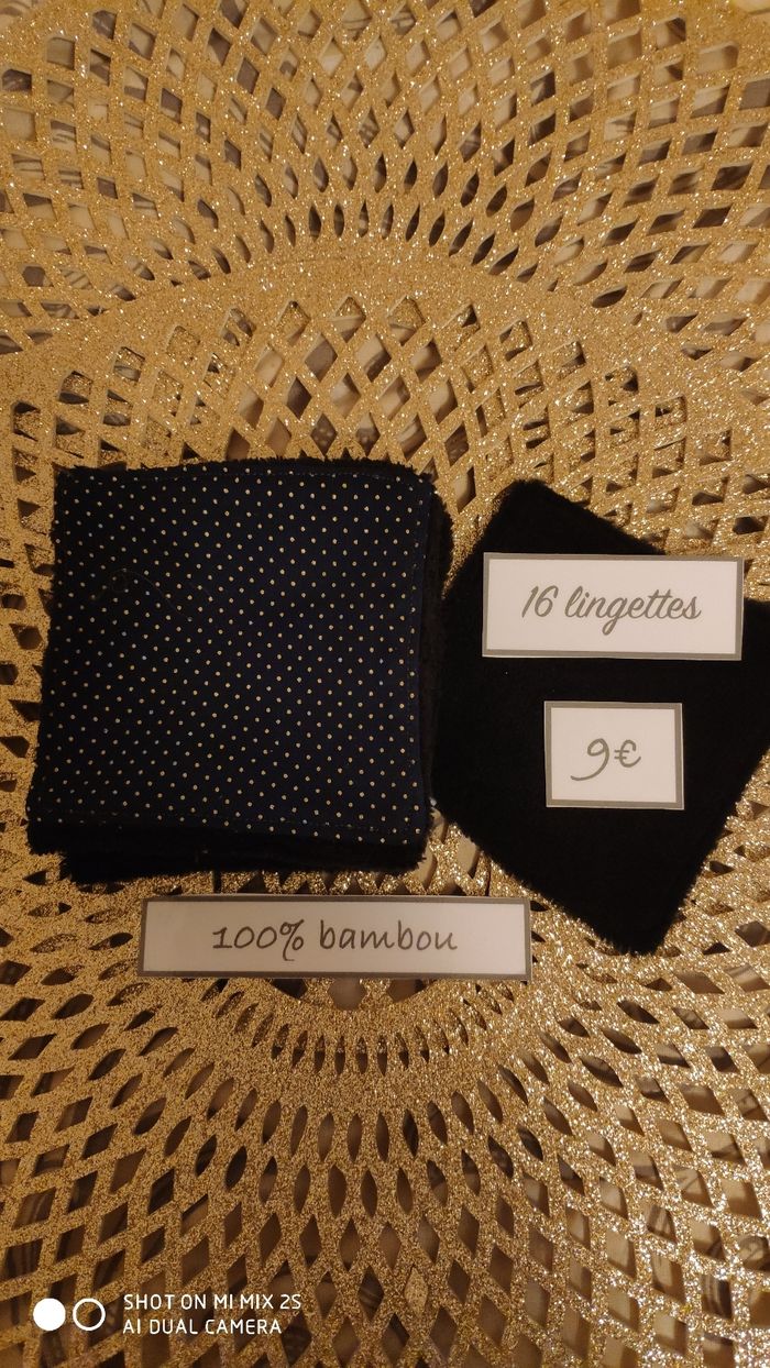 16 lingettes lavables neuf