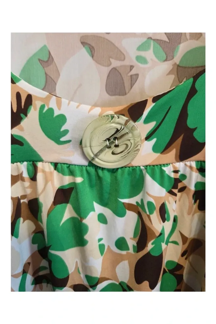 Blouse manches courtes extensible T36 - photo numéro 3