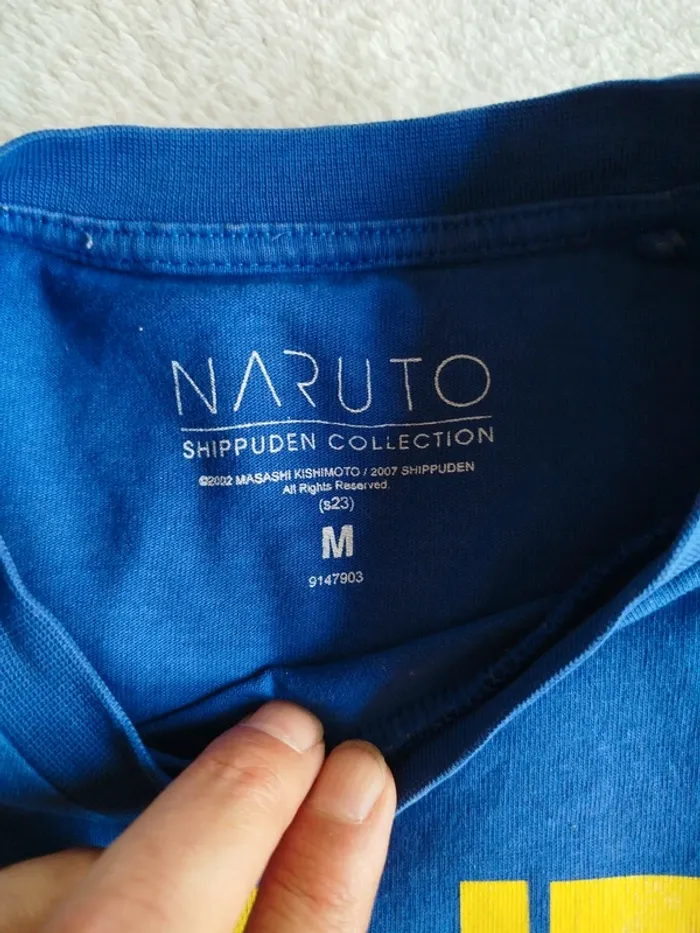T-shirt bleu Naruto Primark taille M - photo numéro 2