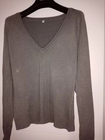 Pull fin gris