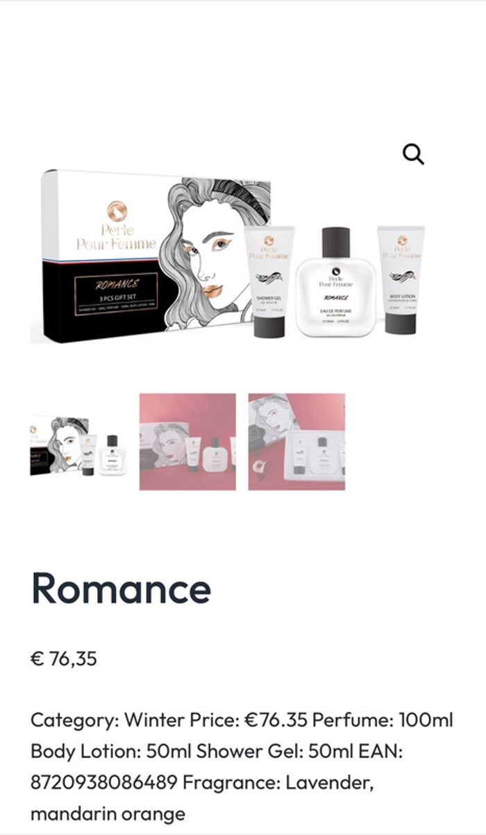 1 coffret  3 pièces perle pour femme Romance - photo numéro 4