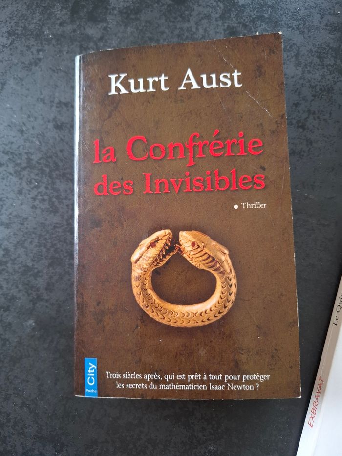 Thriller de Kurt Aust La Confrérie des Invisibles en bon état