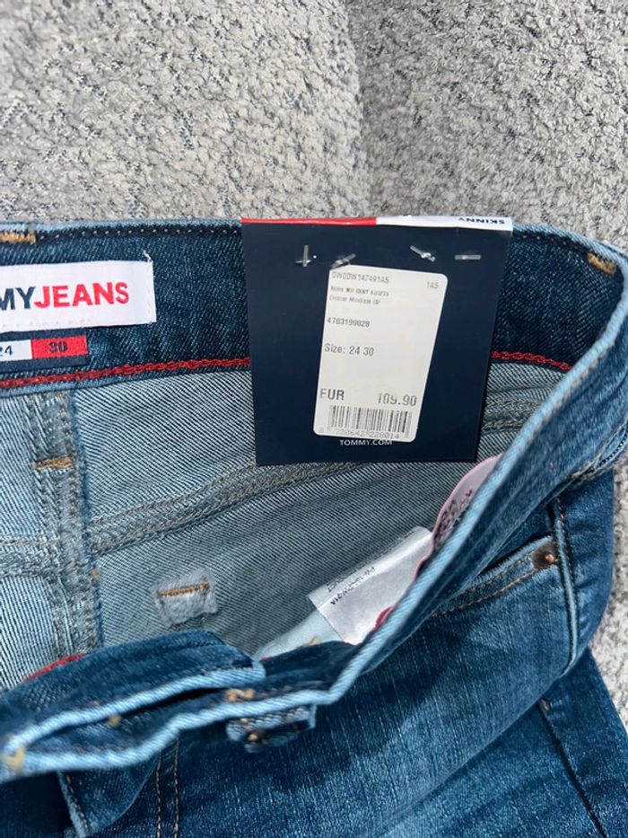 Jean mid rise Skinny Nora 24/30 Tommy Hilfiger neuf - photo numéro 6