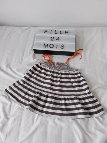 Robe fille 24 mois