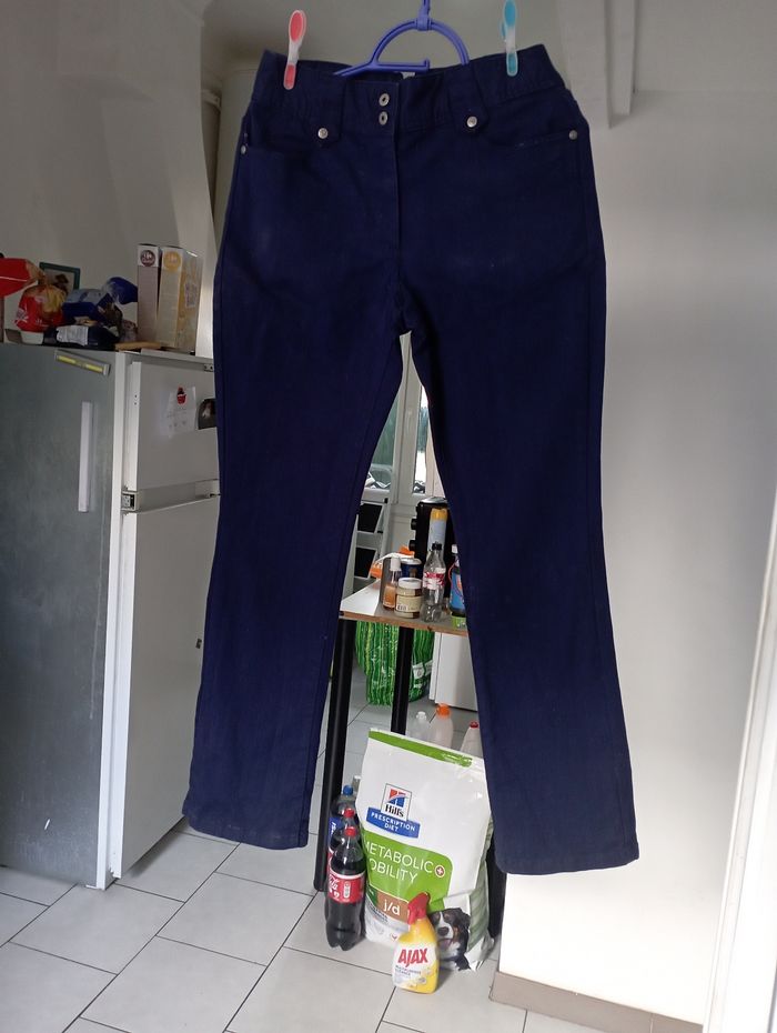 Pantalon de femme taille 38 de marque blanche porte - photo numéro 2
