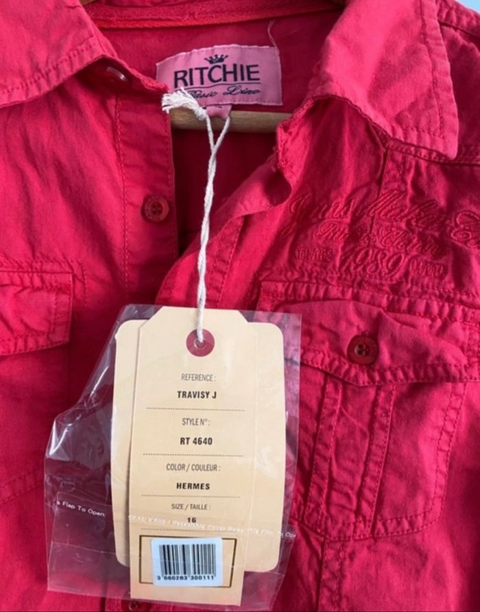 Chemise rouge - photo numéro 3