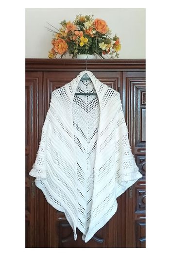 Châle "Jazz" fait main au crochet