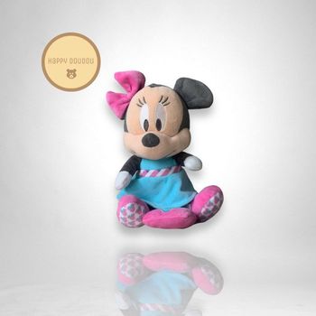 Doudou Peluche Minnie rose bleu Disney A458