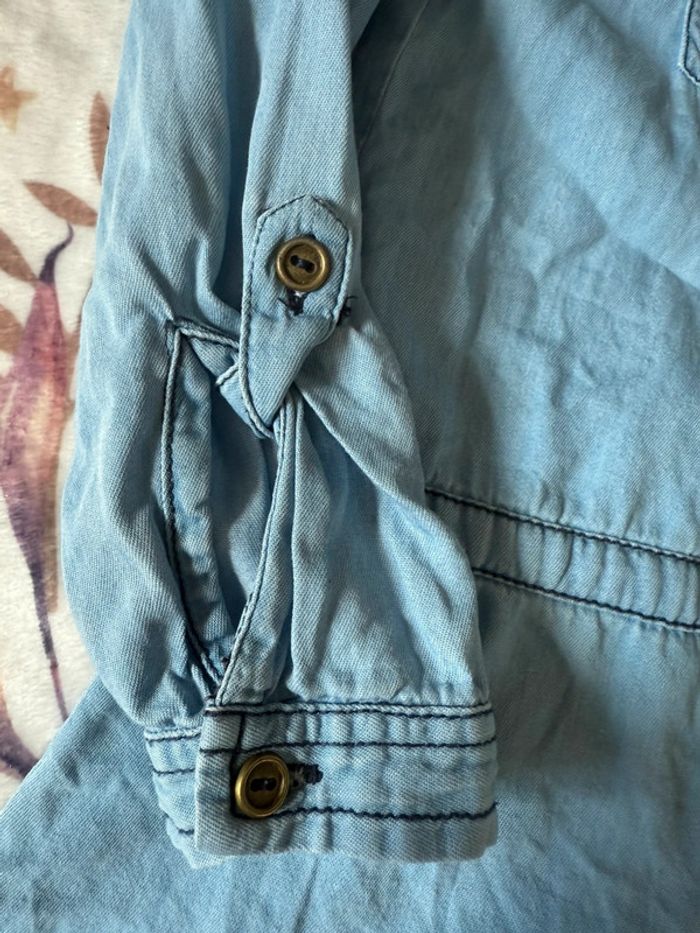 Robe en coton effet jean - photo numéro 4