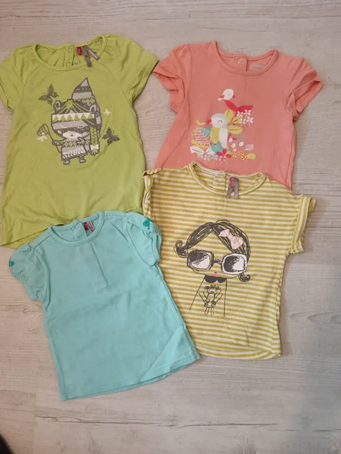 Lot de 4 Tshirt orchestra 12 mois