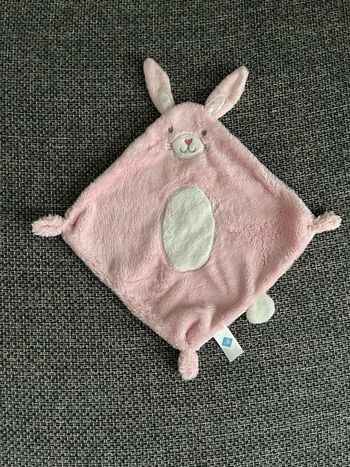 Doudou lapin rose