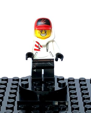 LEGO Hidden Side - Jack Davids, large smile/grumpy