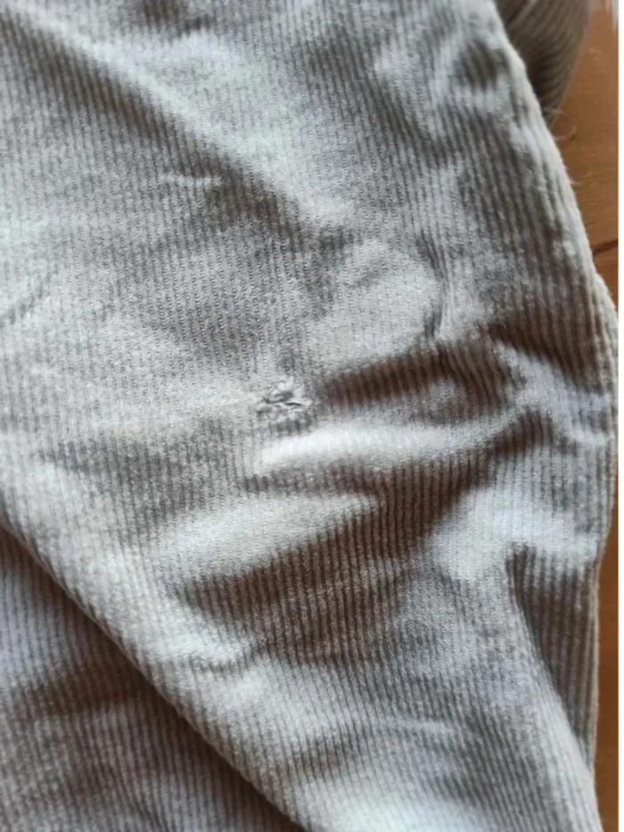 Pantalon côtelé beige - photo numéro 3