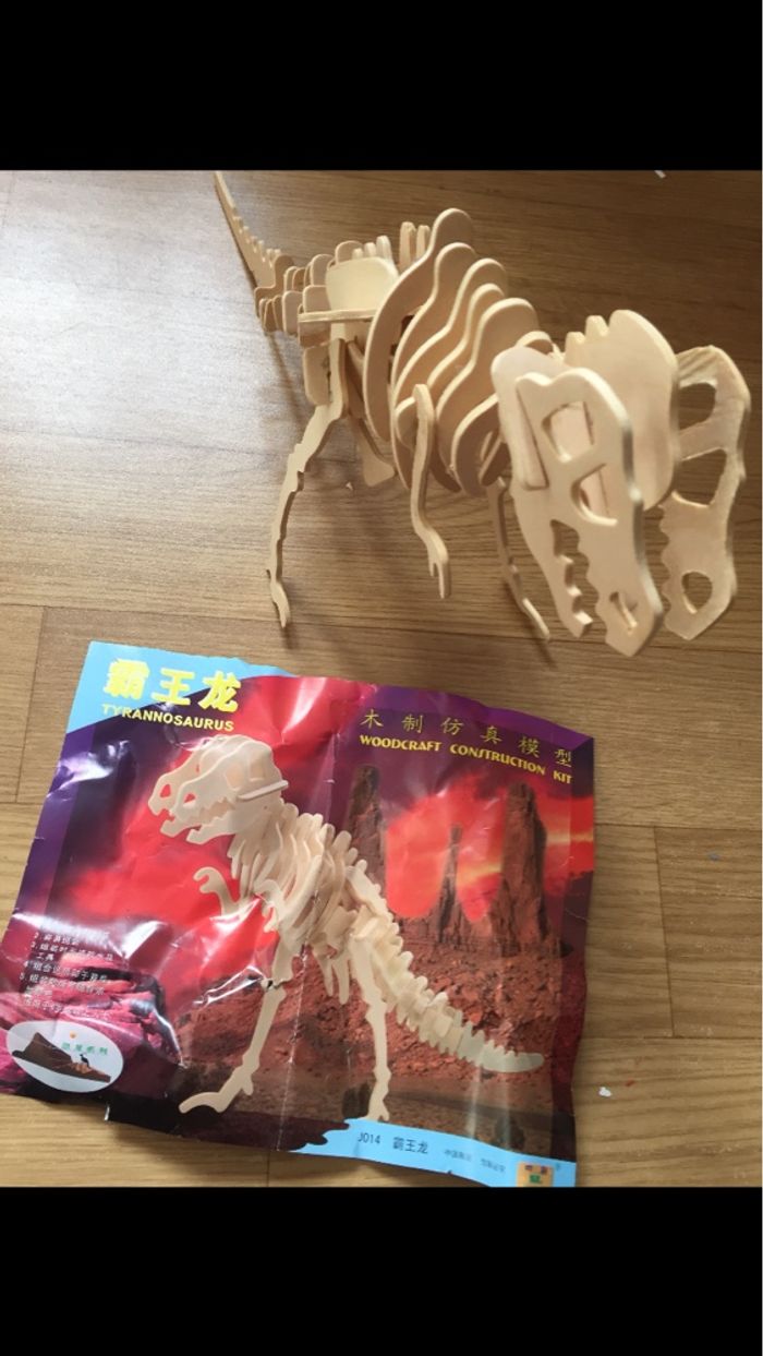 4 puzzles 3D dinosaures - photo numéro 7