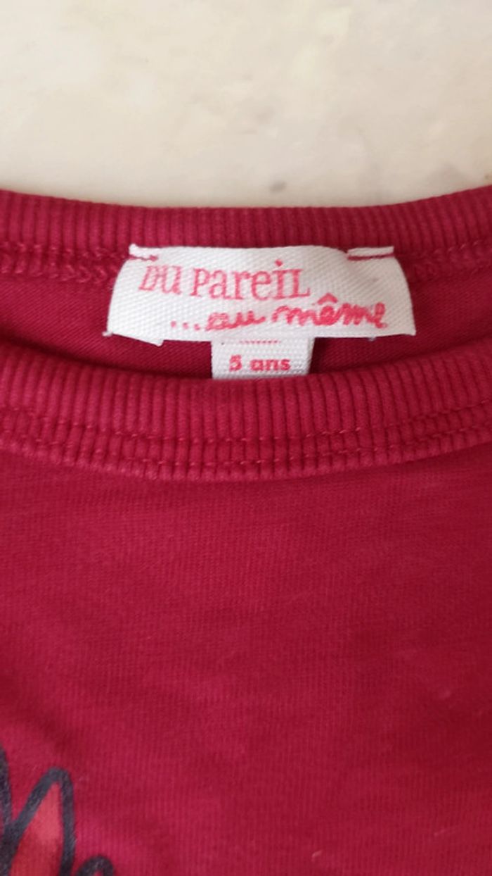 #manu_7896garcon5ans t shirt manches longues - photo numéro 4