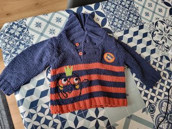 Pull col haut