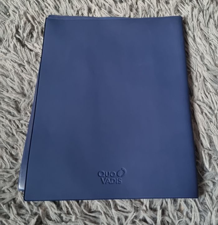 Protège cahier bleu - photo numéro 3