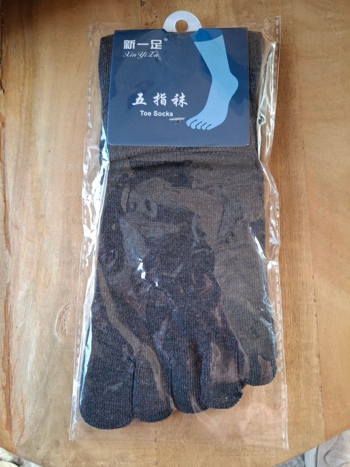 Gray toe socks - New in packaging