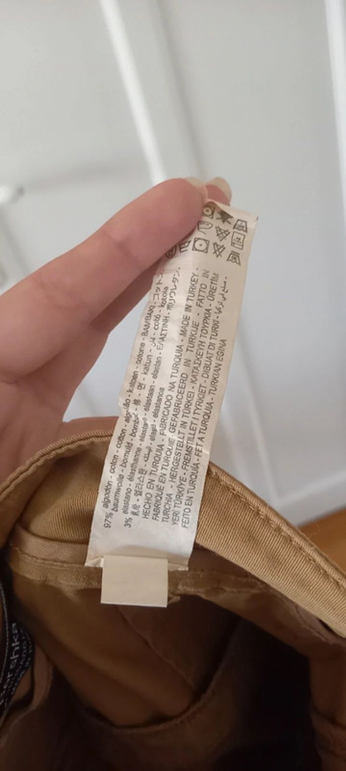Pantalon droit beige bershka 38 - photo numéro 6