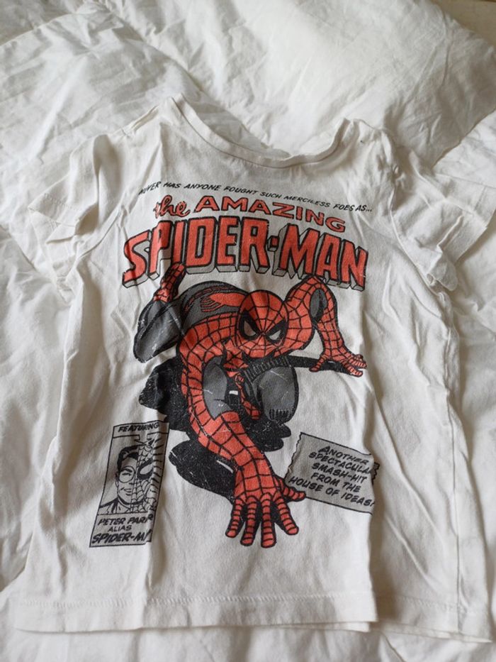 Lot 4 t-shirts 3 ans spiderman - photo numéro 4