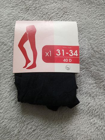 Collant 40 D noir Taille 31-34